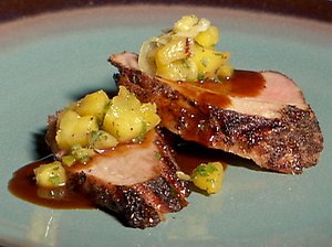 rum-glazed-pork-tenderloin-with-grilled-pineapple-relish